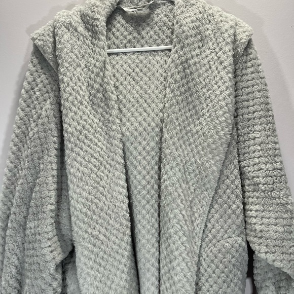 NEW Royal Standard Women’s Grey Everest Open Front Hooded Cardigan Sweater - Picture 3 of 15